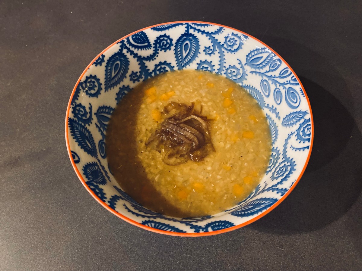 Claudia Roden’s Egyptian Red Lentil Soup with Caramelised Onions